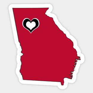 Georgia love Sticker